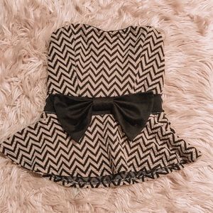 Charlotte Russe peplum top